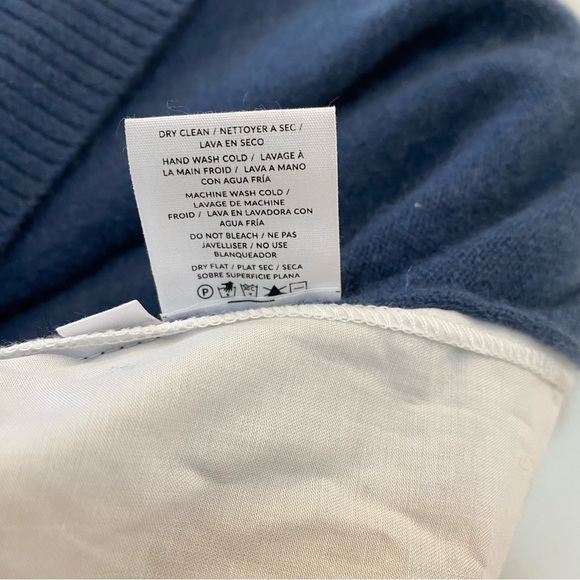 NAADAM Cashmere Mixed Media Pleated Back Sweater NWT Size Medium $375 - Picture 5 of 8